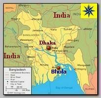 Bangladesh map